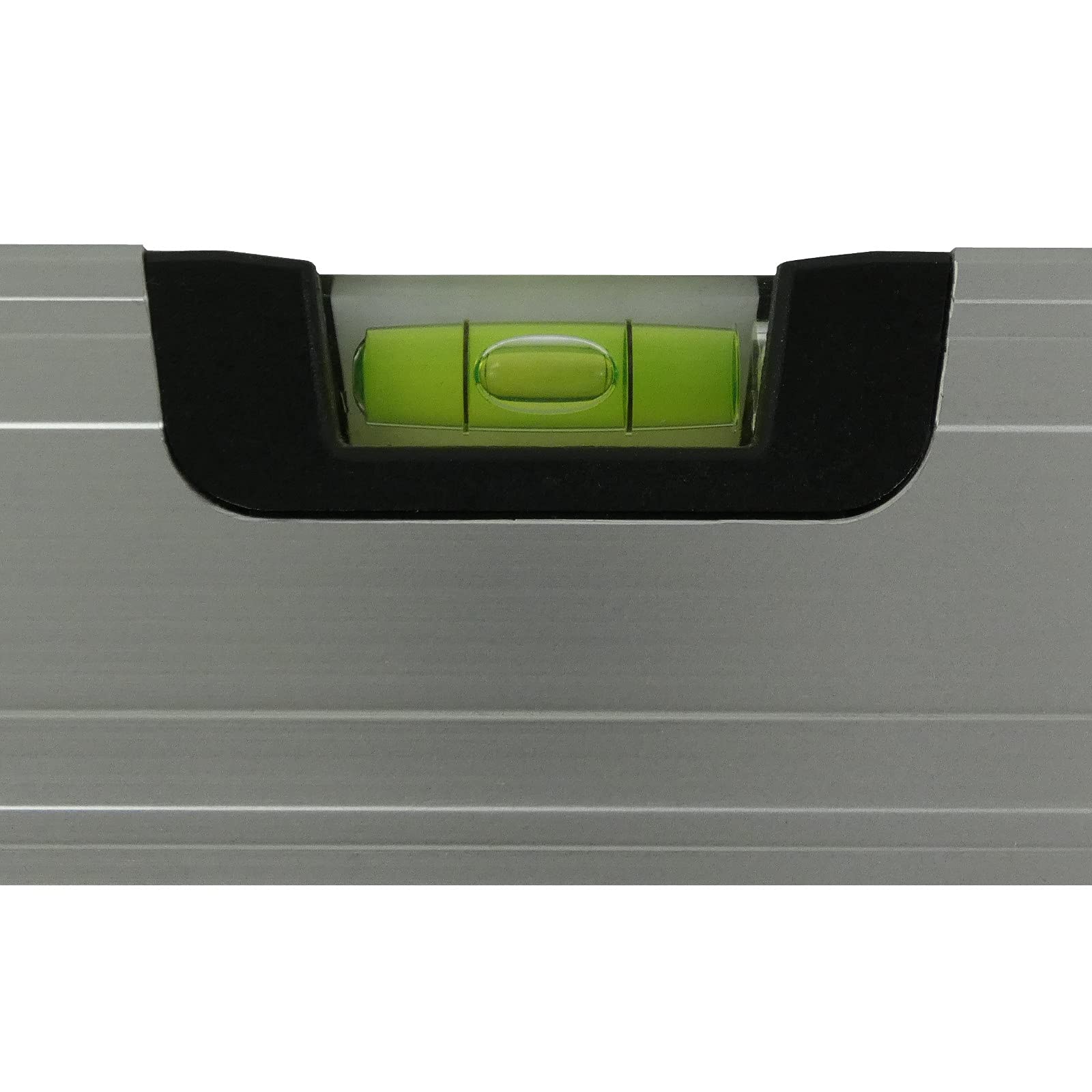 Dewepro - Livella magnetica in alluminio anodizzato, lunghezza: 60 cm, 0,6 m, con 2 fiale e magneti interni forti, tolleranza di misurazione: 0,5 mm/m, bilancia idrostatica magnetica