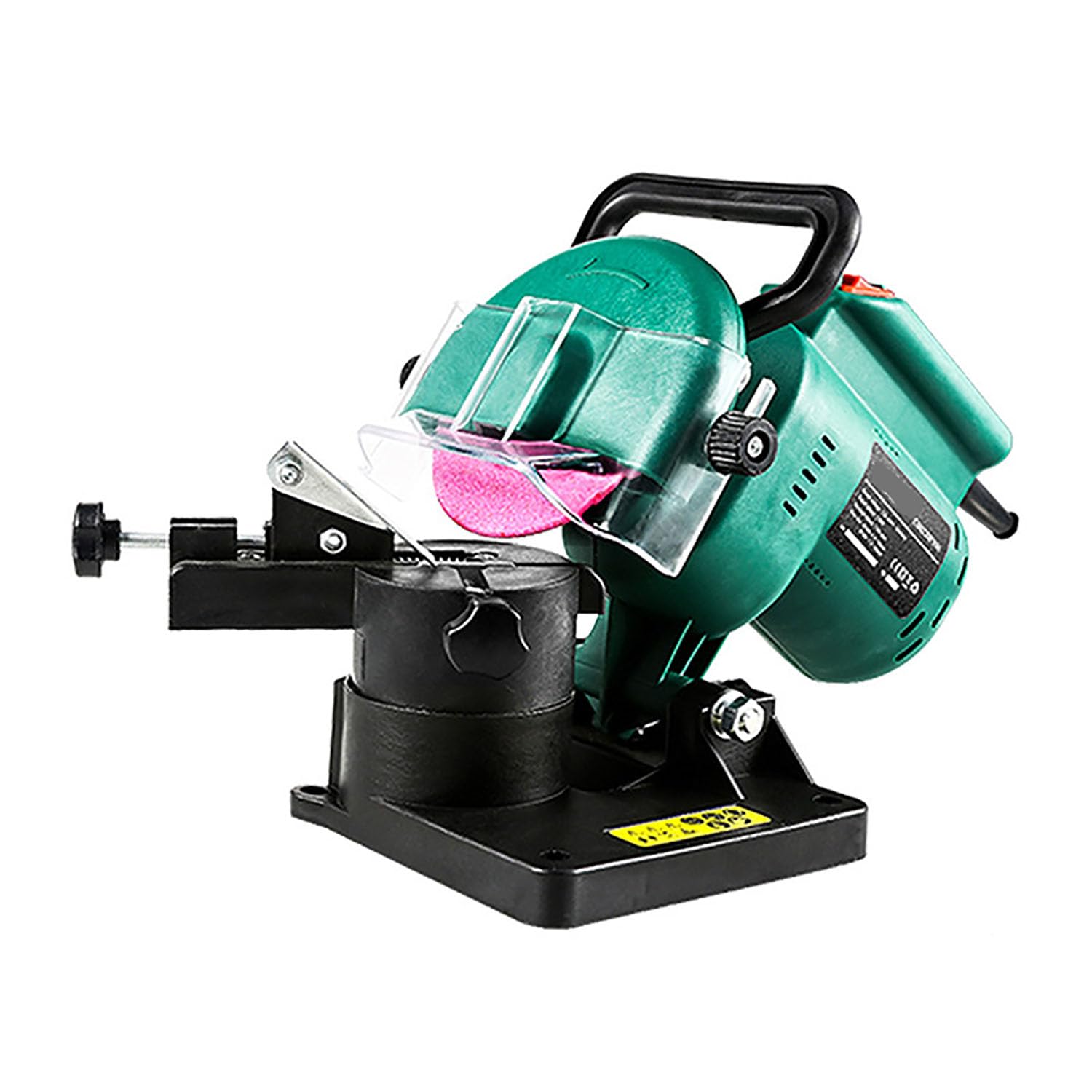 ERICAT Afiladora Eléctrica para Cadenas De Sierra, Afiladora Universal para Motosierras De 220 W, Ajuste De Ángulo De 0-35° Y Velocidad Nominal De 7500 RPM, para El Afilado De Diversas Cadenas