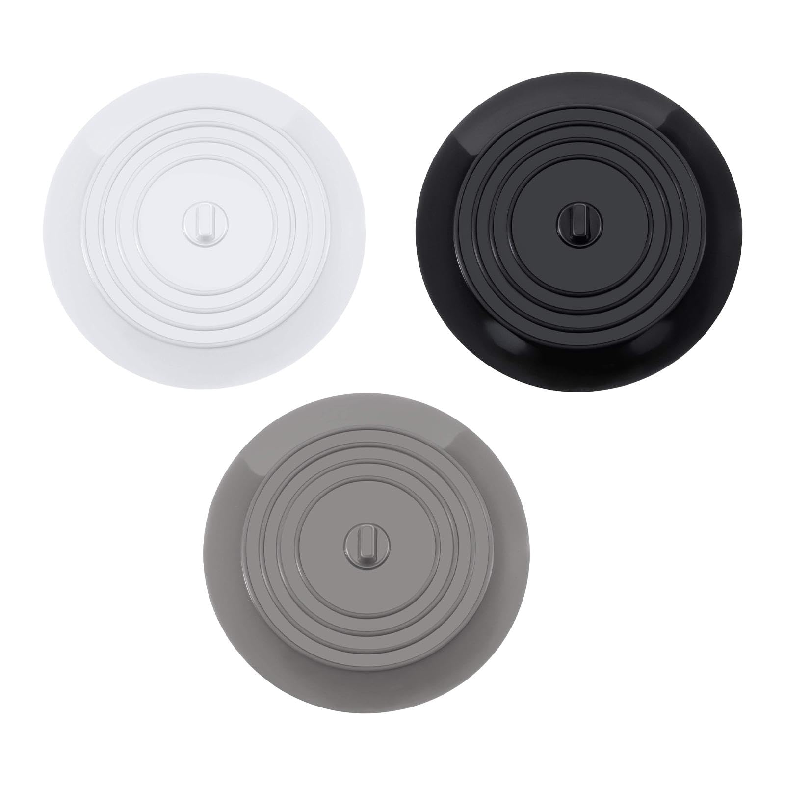 CALANDIS 3xSilicone Sink Plug Utility Cleaning Tool Silicone Sink Stopper Drain Stopper White | Colanders, Strainers & Sifters | Kitchen Tools & Gadgets | Kitchen, Dining & Bar-image-23