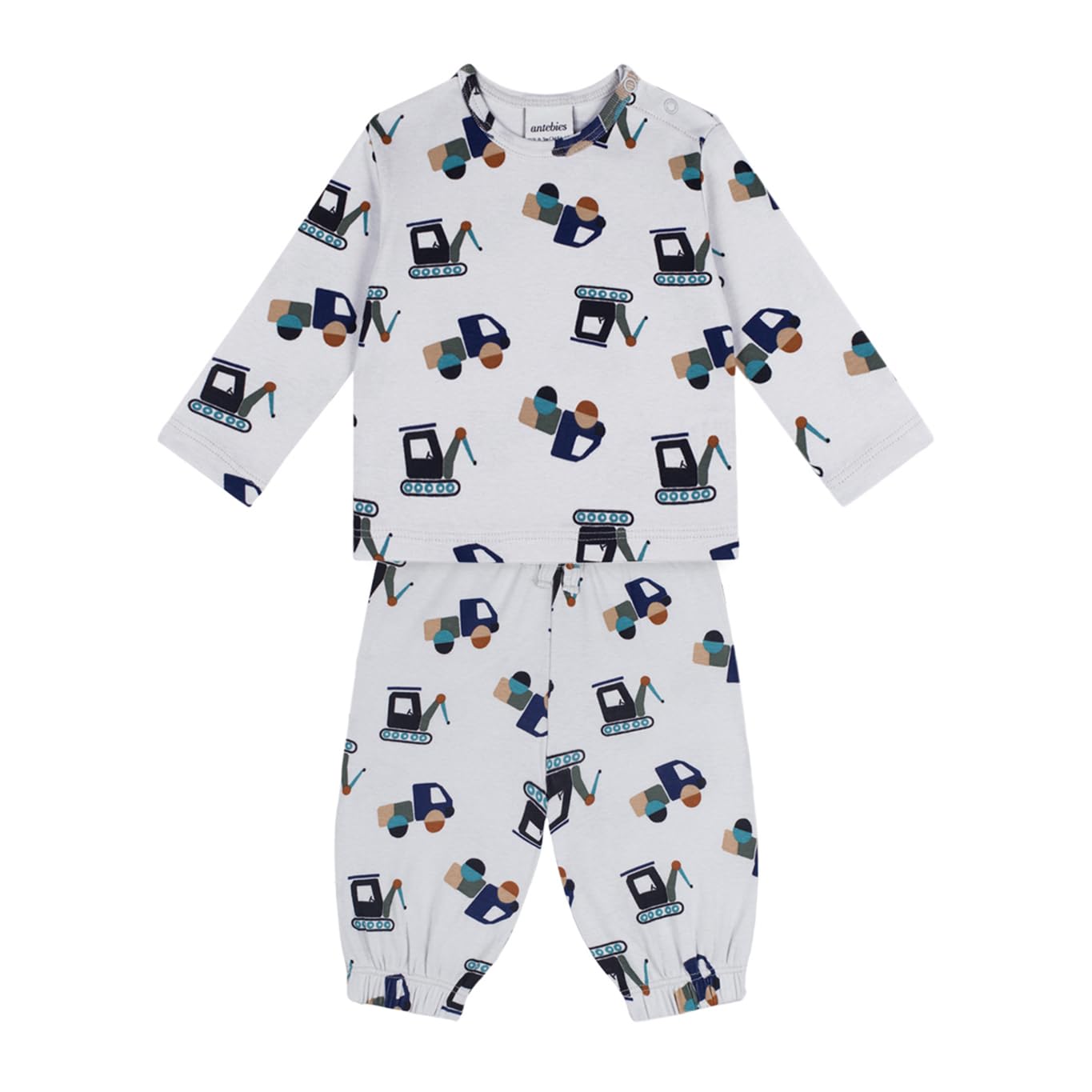 İnşaat Ekibi Uzun Kollu Tshirt Pantolon Set Lacivert