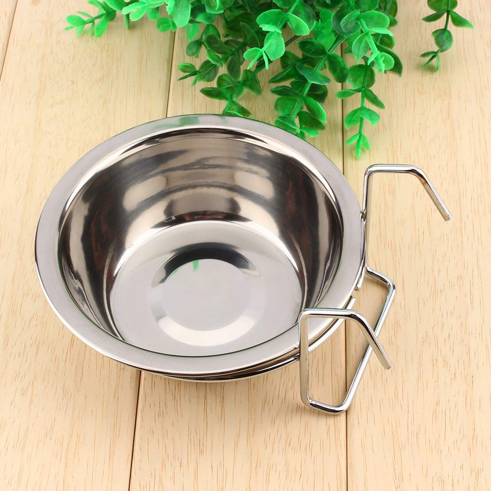 Indipets Heavy Duty Stainless Steel Dog Bowl - 2 Quart - High Gloss, Easy to Clean Finish