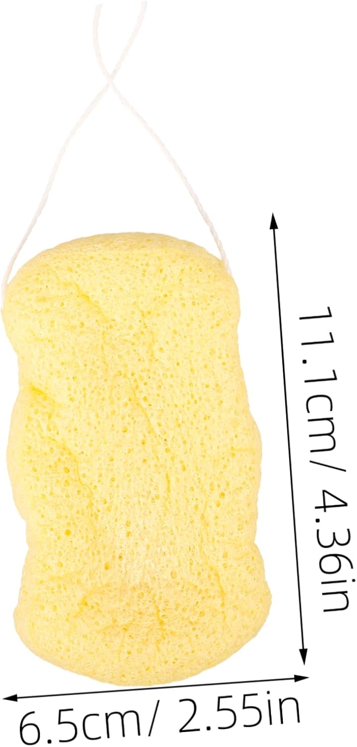 Comfortable Back Scrubber Wear-Resistant Bath Sponge for Exfoliation Portable Shower Tool for Teens and Adults Soft and Bath Accessory
