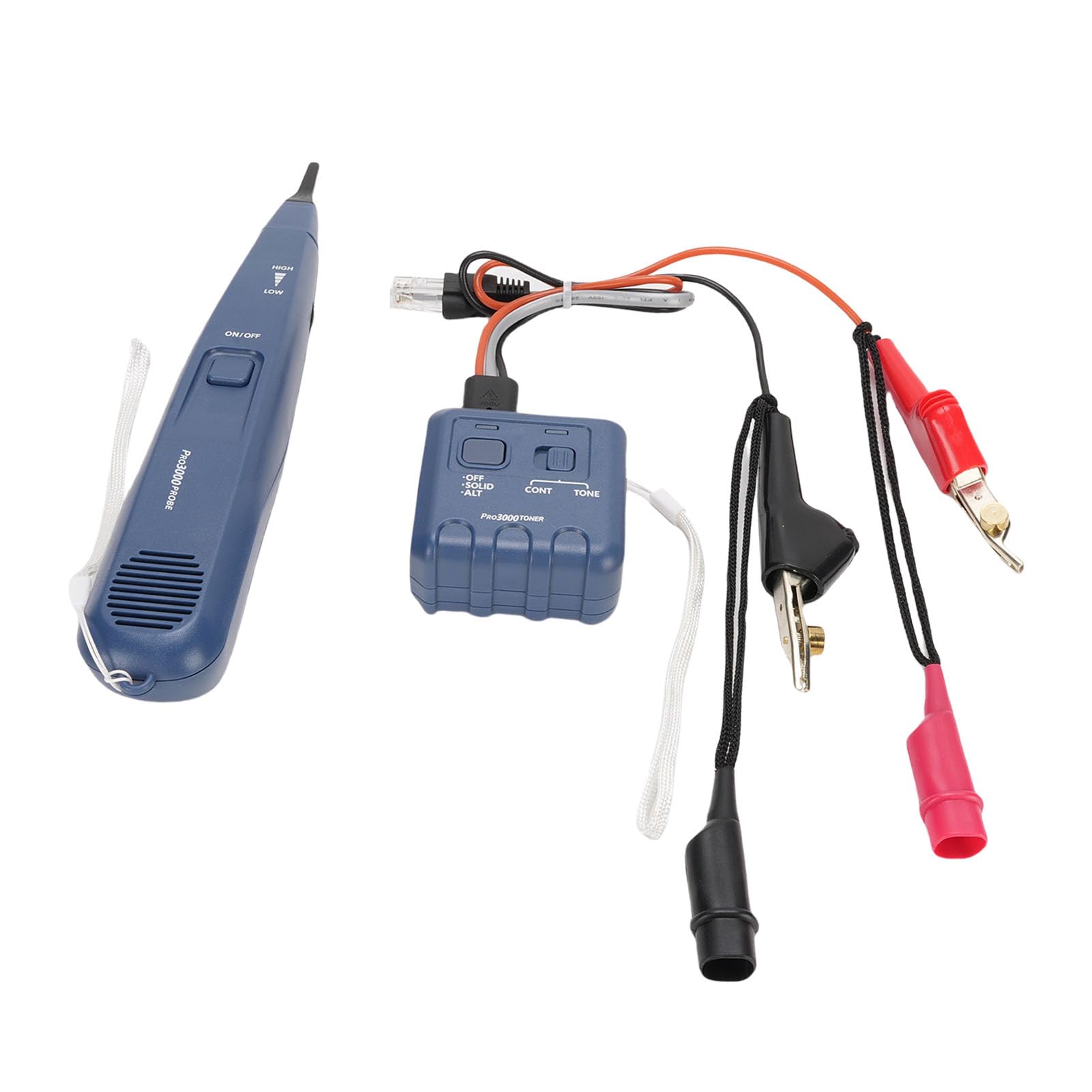 Localizador de Cables Subterráneos Detector de Seguimiento de Cables de Alta Sensibilidad para Mantenimiento en de Seguridad de Internet de Datos Telefónicos, Construcción ABS
