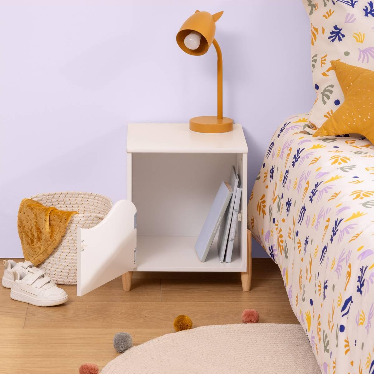 ATMOSPHERA CREATEUR D'INTERIEUR - Comodino per bambini douceur bianco 35,5x40 cm