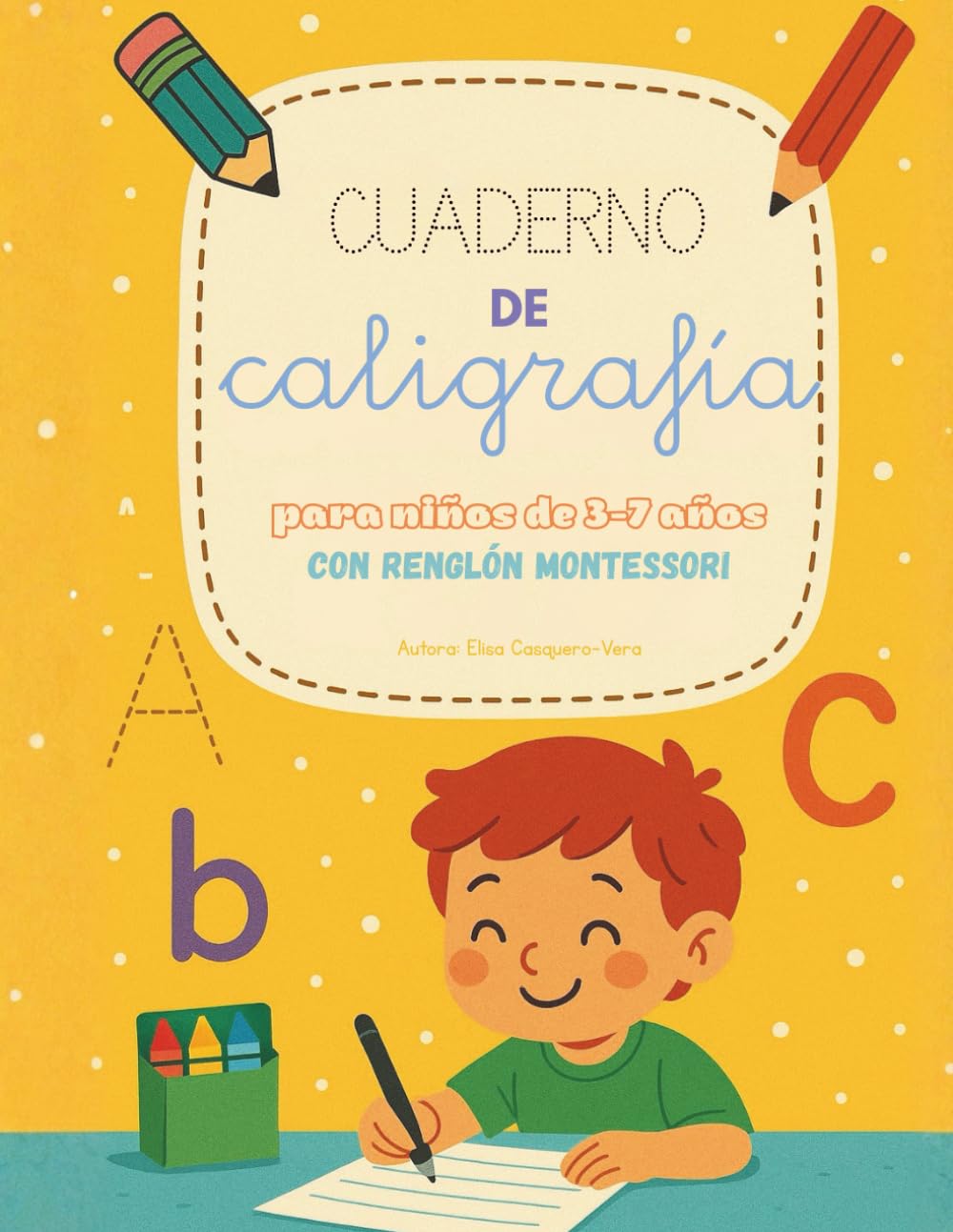 Cuaderno de caligrafía: para niños de 3-7 años