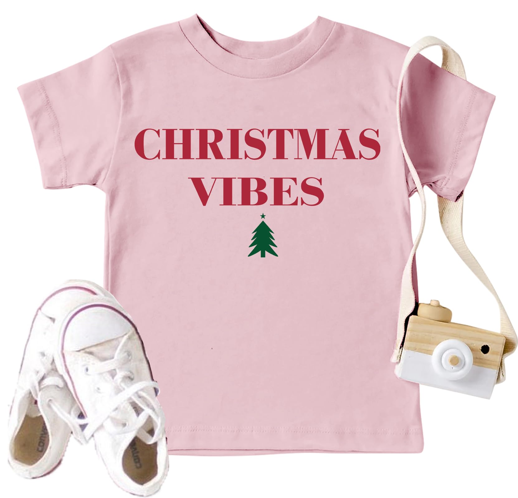 Christmas Tree Shirts Toddler Boys Girls Christmas Tshirts Xmas Short Sleeve Graphic Tees Holiday Tops