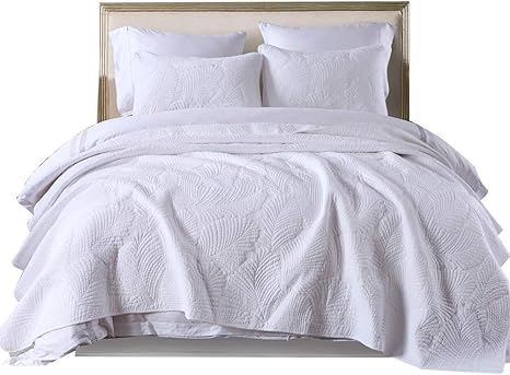 Amazon Unigarden ベッドカバー ベッドスプレッド マルチ カバー キルト おしゃれ ダブル四季適用 高級 高質感 掛け布団カバー 綿100 3点セット 白いヤシの葉 寝具カバーセット オンライン通販 Amazon Unigarden ベッドカバー ベッドスプレッド マルチ カバー キルト おしゃれ ダブル四季適用 高級 高質感 掛け布団カバー 綿100 3点セット 白いヤシの葉 寝具カバーセット オンライン通販