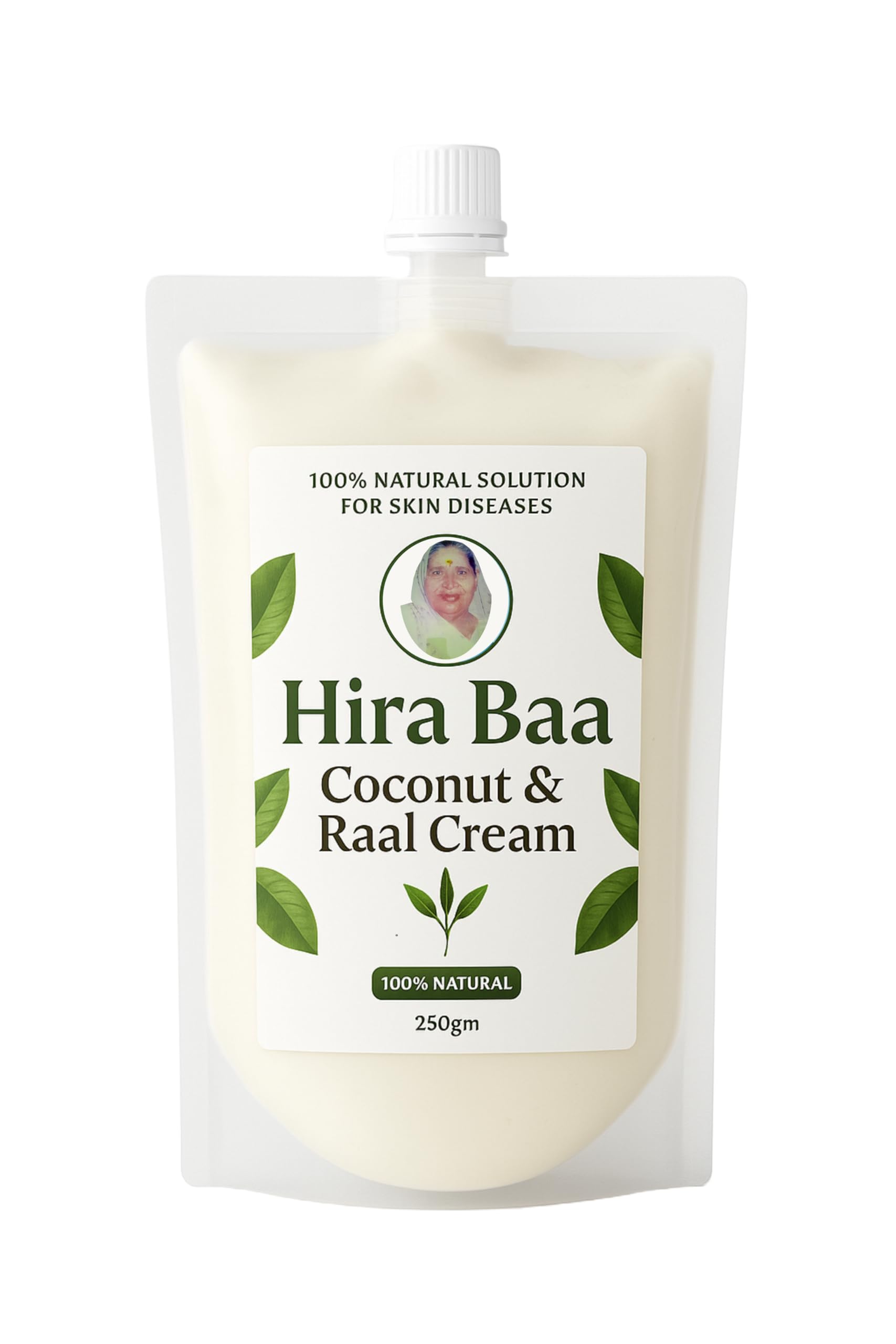 NIKS Hirabaa Ayurvedic Coconut Oil Based Skin Care Cream(Raal Malam) 250gm, safe for any skin type. No side effects