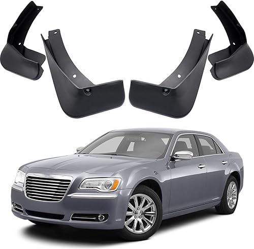 1 juego de guardabarros para coche, guardabarros de barro compatibles con Chrysler 300 2011-2014
