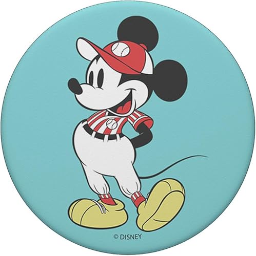 Miniatura 3 de Disney Mickey y sus amigos Mickey Mouse Baseball Retrato PopSockets agarre y soporte para teléfonos y tabletas