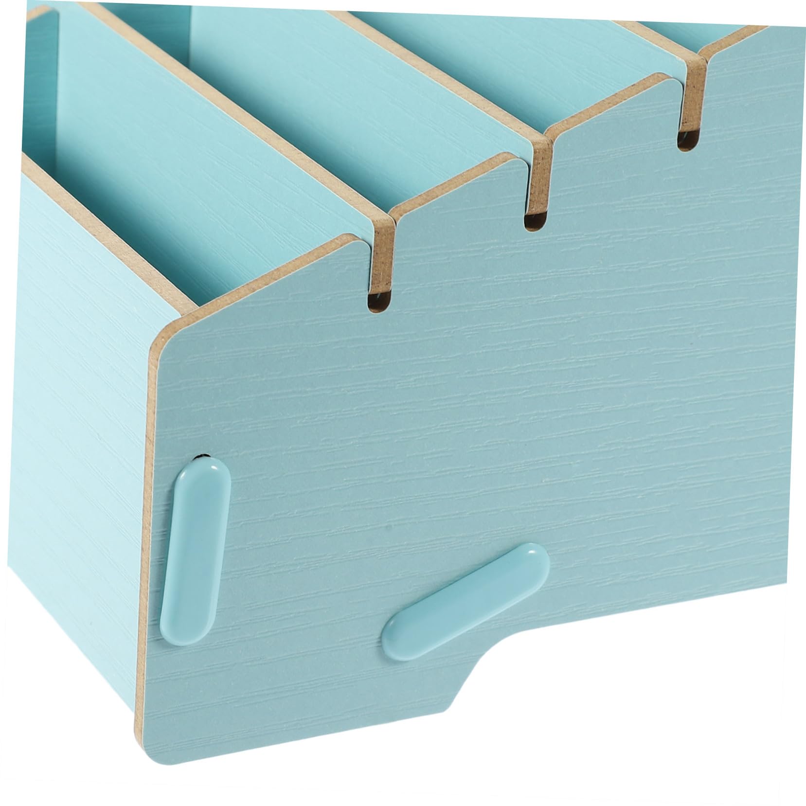 Veemoon Caja de Almacenamiento de Madera y Diseño Rústico para Teléfono Celular para Organización Compartimentos Múltiples en Sala y Dormitorio