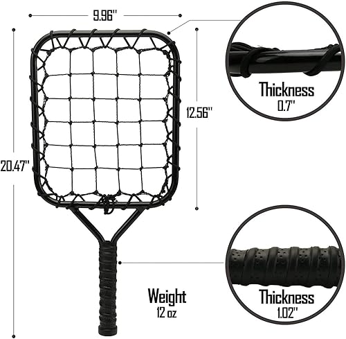 Vista 4 de Colaxi Baseball/Softbol Fungo Raqueta Murciélago 12oz Raqueta Hierro Tubo Marco para Hombres Mujeres