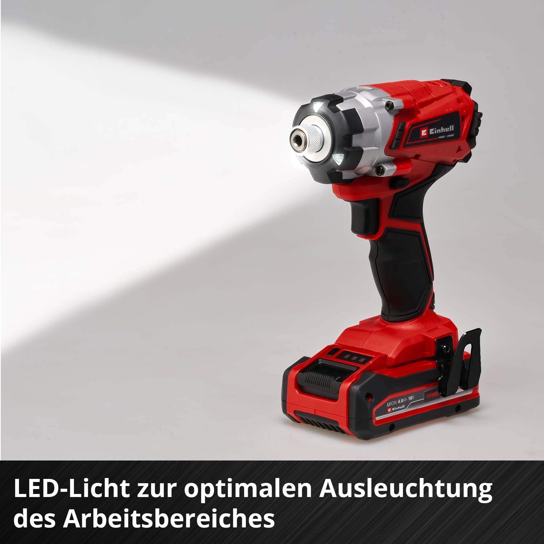 Einhell Akku-Schlagschrauber TE-CI 18/1 Li-Solo Power X-Change (Li-Ion, 18V, 0-2300 min-1, max. Drehmoment hart 140 Nm, Drehzahlregelelektronik, ohne Akku und Ladegerät)