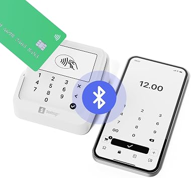 SumUp Solo Lite Bundle – Portable Card Reader and Dock | Contactless, Chip & Mobile Payments | Compatible with iOS & Android | Perfect for Small Business, Retail, Market, Salons etc