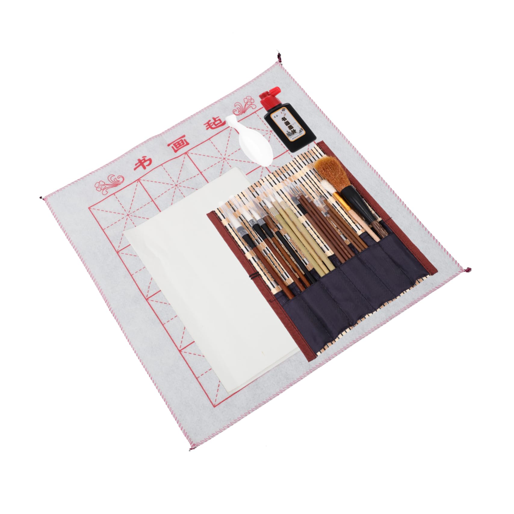 Hohopeti Set di Pennelli da Calligrafia Cinesi per Principianti