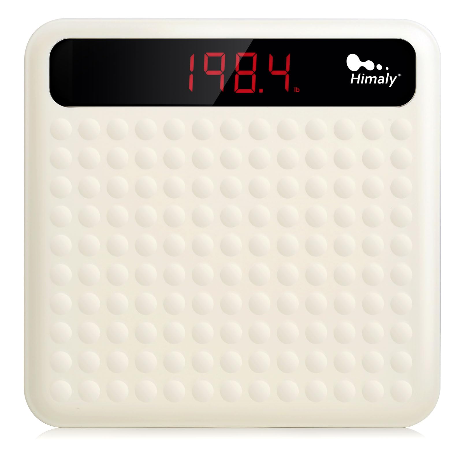 himaly Digital Body Weight Scale Bathroom Scale Step-On Technology High Precision Measurements Scales with Large Non Slip Silicone
