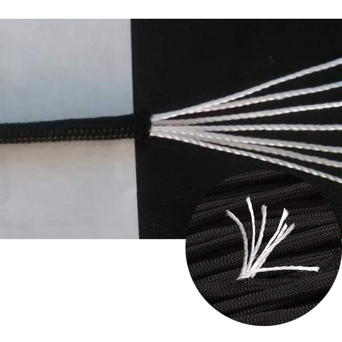 12 X 10 Pieds Corde De Parachute En Nylon 7 Brins Paracorde Bracelet Set Camping Randonnée Corde Survie Plein Air Pour DIY Tissé Mousqueton Porte-clés