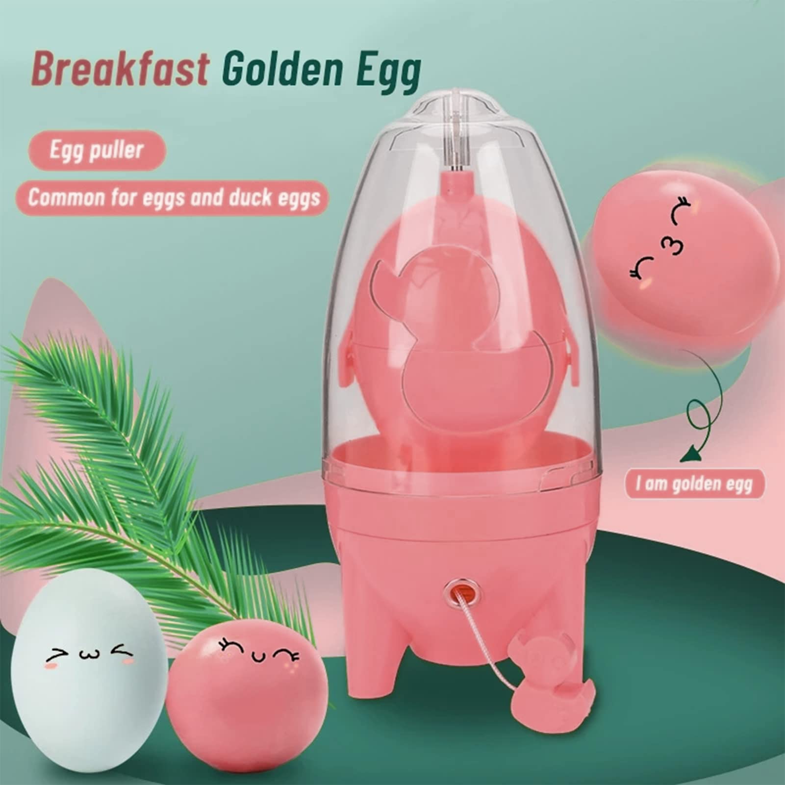 Egg Spinners Food Grade Silicone Pad Mix Egg White Yolk Simple Egg Shaker for Household Principle of Centrifugal Force()