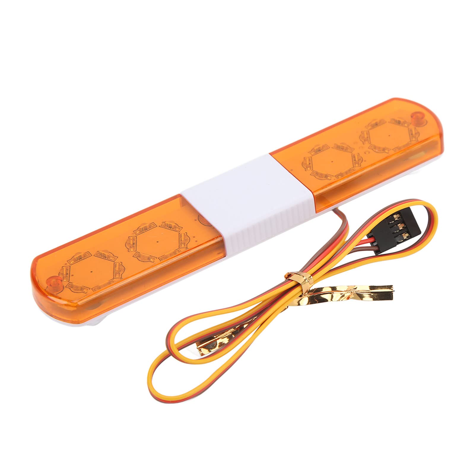 Luz de Policía LED RC, 4 Modos de Flash Rojo y Amarillo, Luces Alarmantes para Coches RC, para Modelos 1/8 y 1/10, for Aficionados en Competiciones y Juegos al Aire