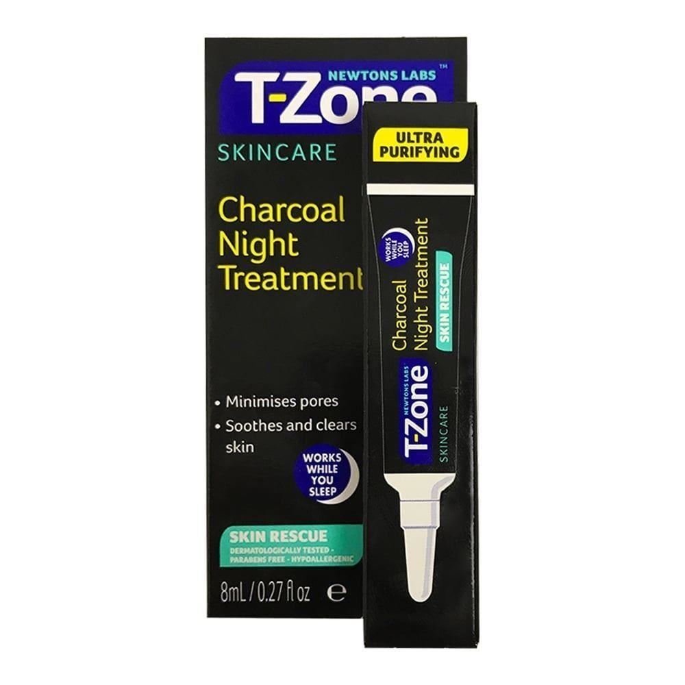 SIX PACKS of Newtons Labs T-Zone Charcoal Night Treatment 8ml
