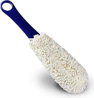 KUWAN Bottle Cleaning Brush Multi-Function Household Tools Flexible Bottle Scourer for Decanters, Goblets, Glasses, Cups (Moderate)