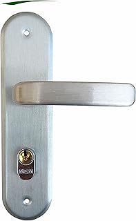 Fechadura Externa Espelho Aço 40mm Mgm Stilo Alumínio