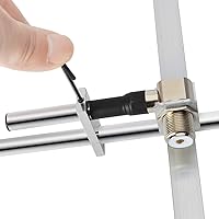 Vista 4 de Antena Yagi UHF TWAYRDIO 400-470Mhz, Antena Base Vertical de Alta Ganancia para Exteriores GMRS, Antena Yagi Direccional de 7dBi