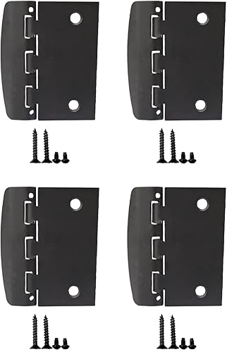 Miniatura 7 de QCAA Cerradura de puerta de acción abatible, cerradura de privacidad reversible con tornillo antibloqueo para seguridad infantil y defensa del