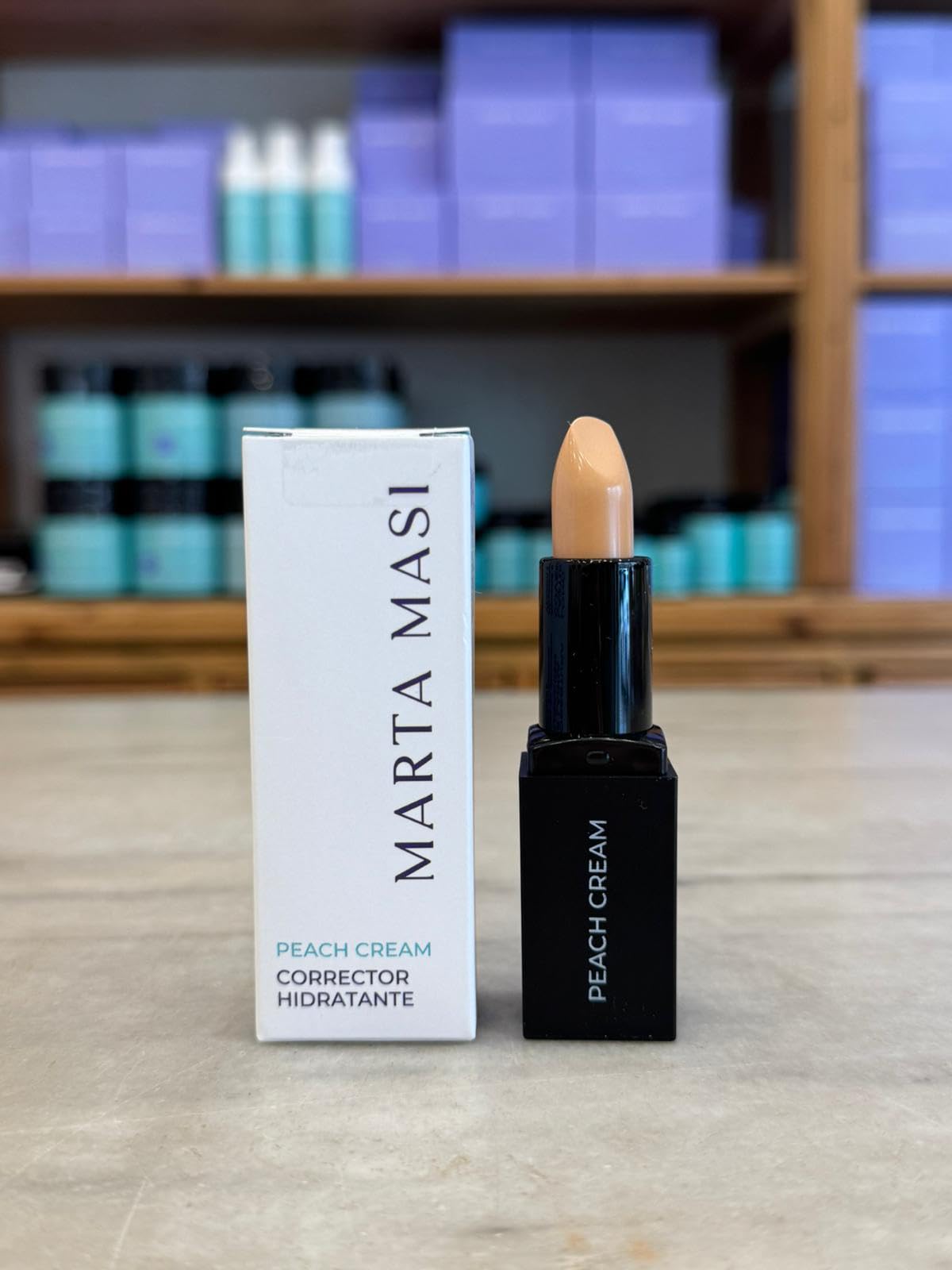 Corrector en Barra Peach – Hidratante y Nutritivo con Cobertura Larga Duración, Unisex