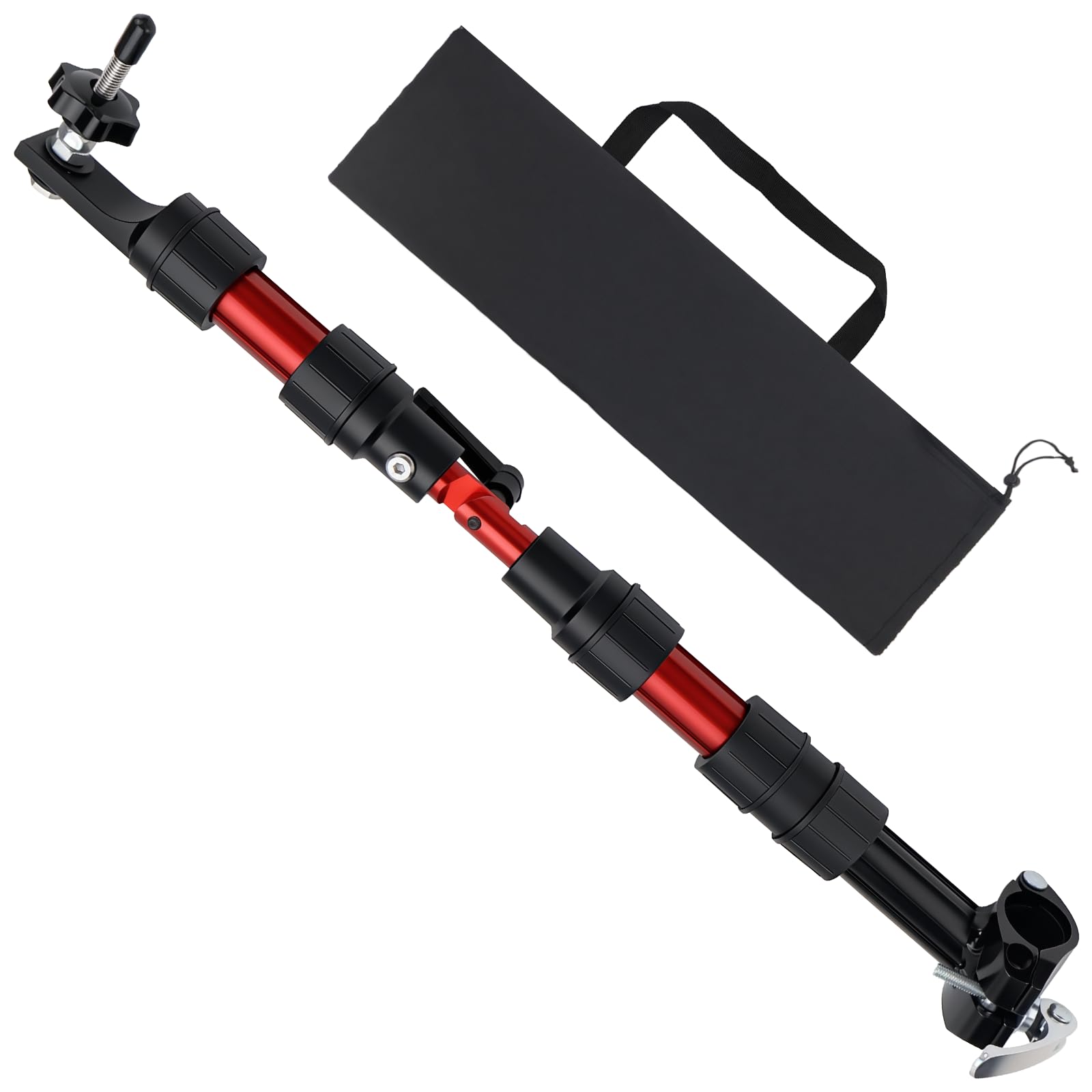 GIAK Bicycle Trailer Adapter Bicycle Trailer Coupler Modular Nylon Component Design Damping and Steering System for Portable Folding Trolley Steel for Bicycles with Seat Tube Diameter 27-32mm