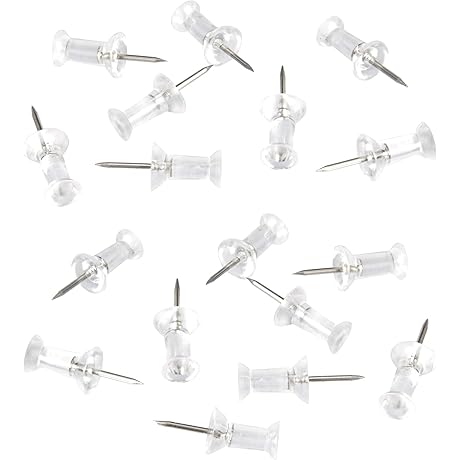 Push Pins for Bulletin Boards: Durable and Portable Thumbtacks for Home and Office!