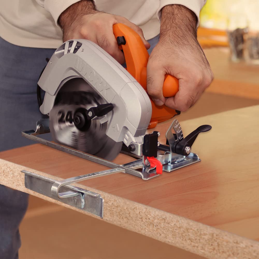 Worx WX425 Sega Circolare, 1200 W, 220 V, Nero, 160 mm