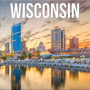 TURNER PHOTOGRAPHIC Wisconsin 12x12 تقويم جدار الصور 25998940102