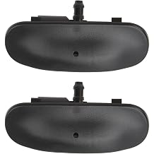 Pair Washer Nozzles for C7 2012-2018, Heated Windscreen Wiper Spray Jet with OE Number 4G0955987A, 4G0955988A