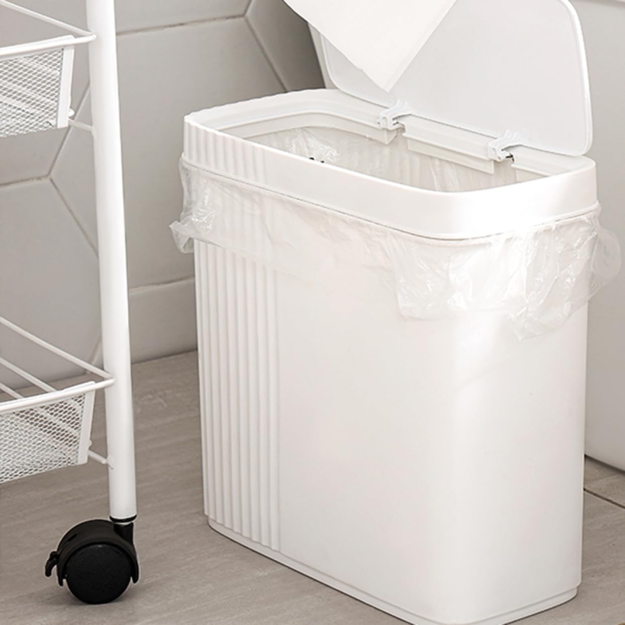 Amazon｜DB3NK ゴミ箱 7リットル スリム ふた付き おしゃれ 9リットル