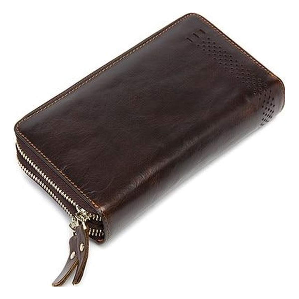 cyri Clutch Male Leather Men Wallets with Coin Purse Phone Card Holder Double Zipper Wallet-picture-25