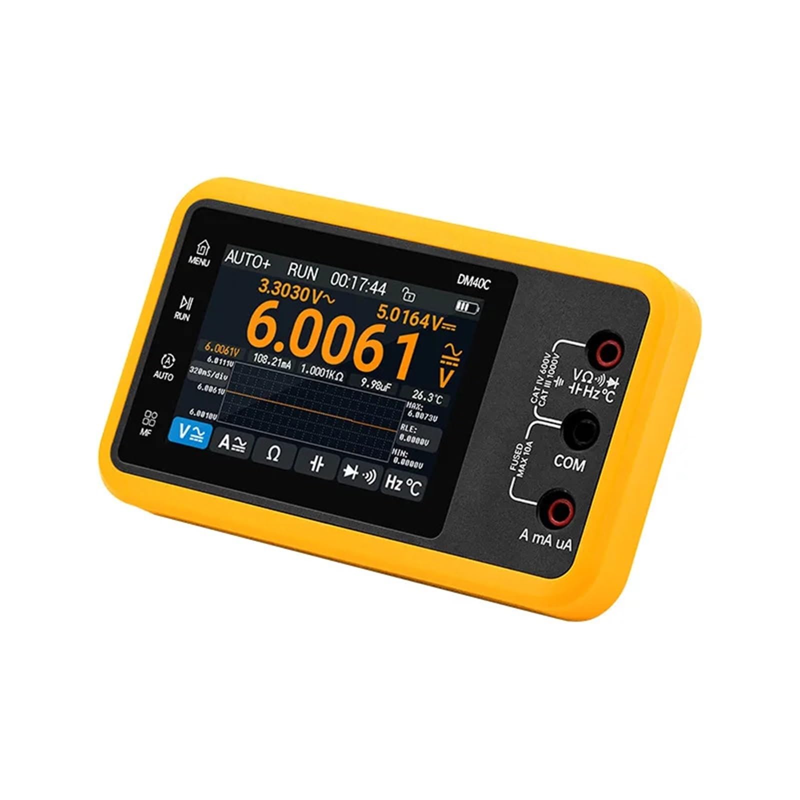 Digitales Oszilloskop DM40 3 In 1 Multimeter Signal Generator 50M Probe Rate Spannung Diode Handheld Digitale Automotive Werkzeuge für Test und Analyse