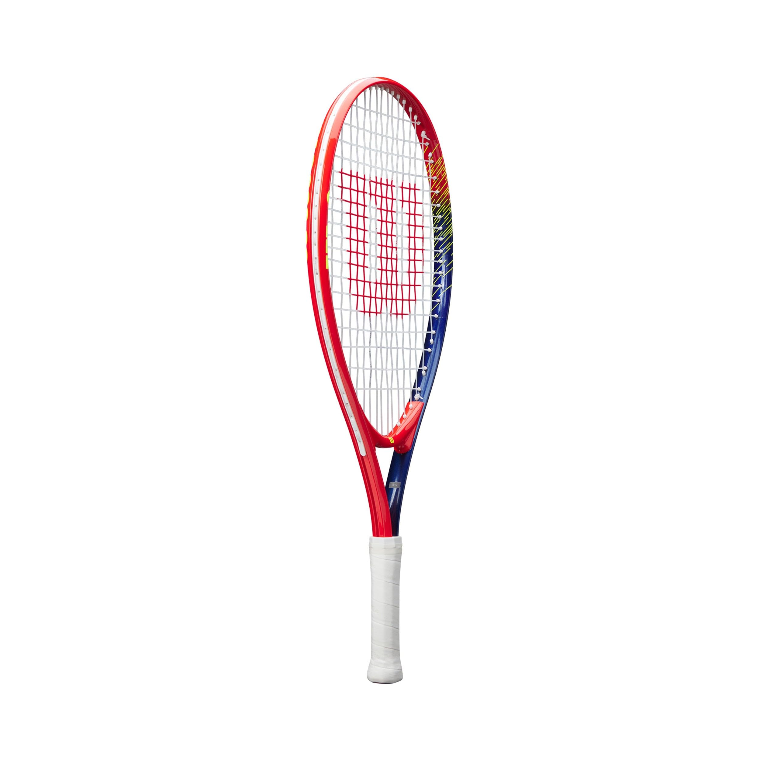 Wilson Slam Junior 23 Boys Tennis Racket Red Yellow Strung 205g