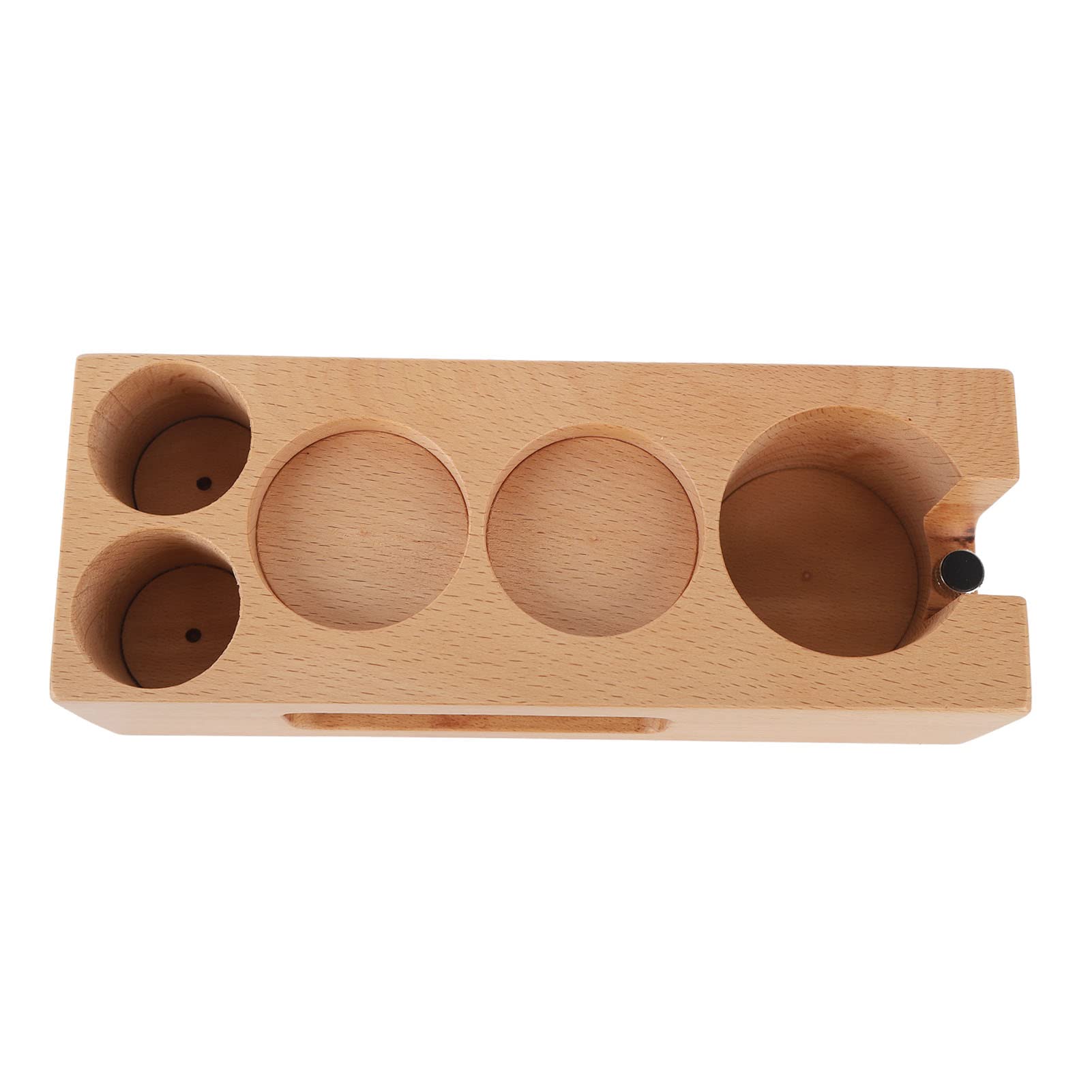 Soporte de Madera para Filtro de café, Estación de Manipulación de café de Madera, Soporte de Madera para Tapete de café, Tapete de Manipulación para café Expreso, Tapete de
