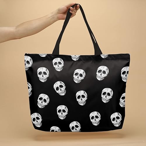 Miniatura 3 de Bolsa de maquillaje Calavera Hippie Gótica Decoración Gótica Accesorios Horror Skull, Cráneo