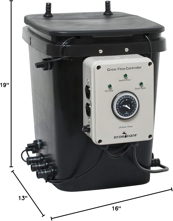 Aqua GFO7CB EBB & Grow Flow EBB & Grow Controller، أسود