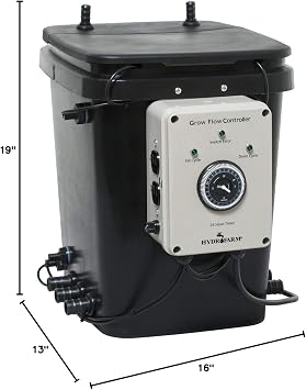 Aqua GFO7CB EBB & Grow Flow EBB & Grow Controller، أسود