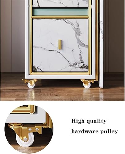 Miniatura 4 de RHSH Mesa plegable de lujo para escritorio con ruedas multifuncional telescópica de una sola pieza para escritorio silla ocultable mesa de estudio