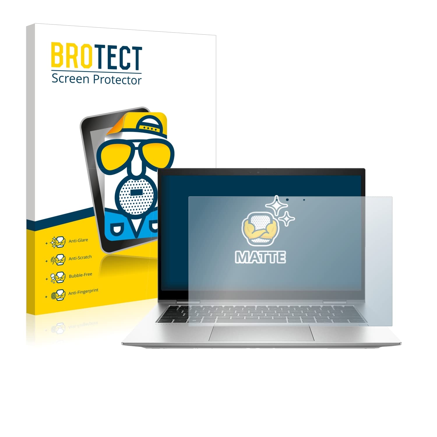 3x Pellicola protettiva per HP 15s-fq1740ng Protettore dello schermo antiriflesso Antibatterico
