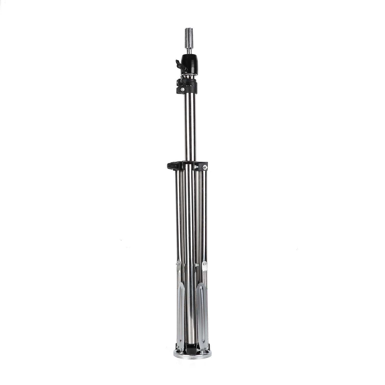 Neverland Übungskopfshalter Verstellbare Stativ für Frisierkopf Ständer aus Metall Silber 84cm-150cm