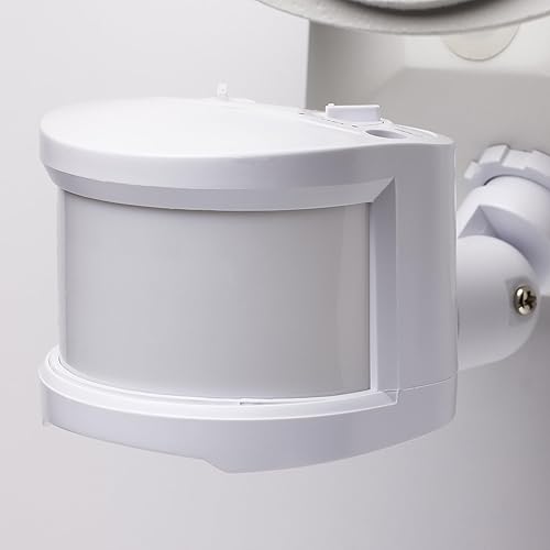 Miniatura 8 de Nuvo 65214 - Luz LED de seguridad de doble cabezal, 3000 K, color negro