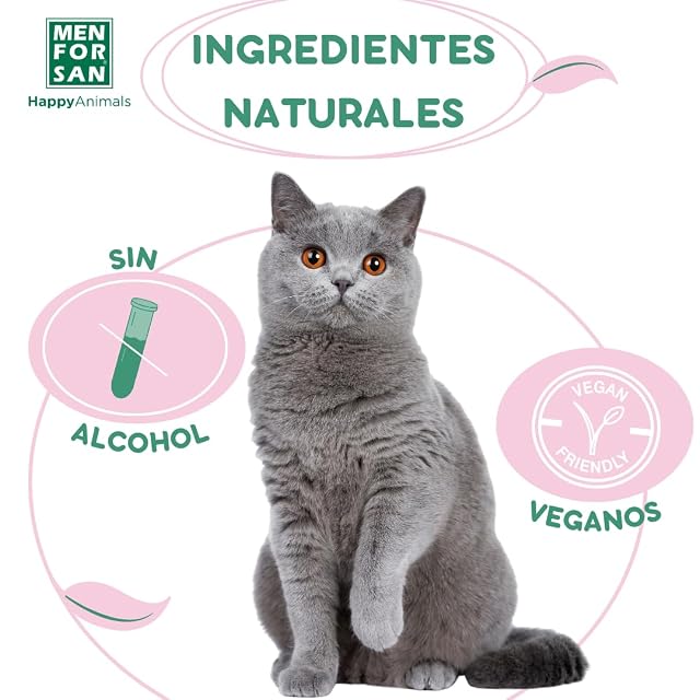 Foto 4 de 5 de MENFORSAN Agua de Colonia Fresa para Gatos - 125 ml