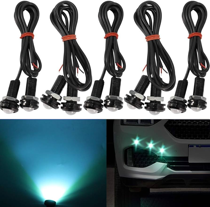 Amazon.co.jp: X-STYLE LED デイライト 18mm スポットライト ボルト型