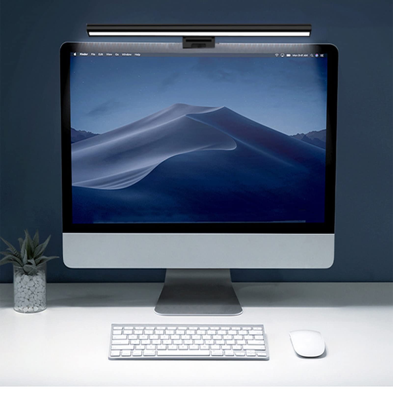 HEATED Laptop Monitor Lampada, Wodgreat Lampada da Lettura Luce LED Scrivania for la Protezione degli Occhi USB Luce Monitor con Regolazione Manuale Lampada for la
