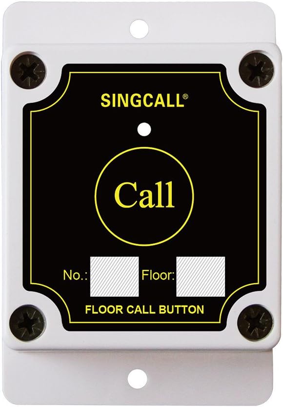 SINGCALLWireless Construction Site Calling, for Calling Elevator, One-Button Pager(APE500) Can't Be Used Alone